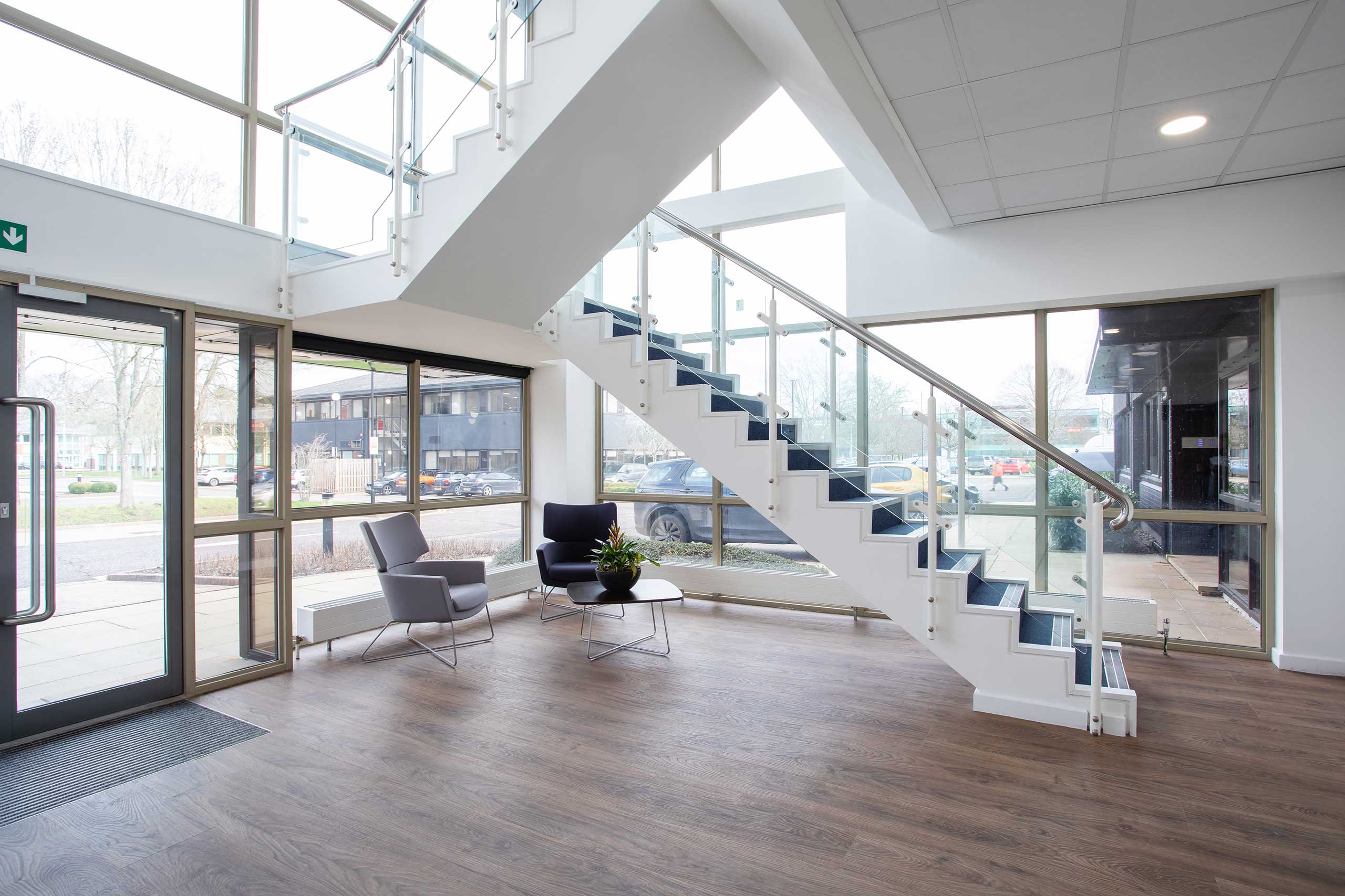 4 Elmwood staircase view