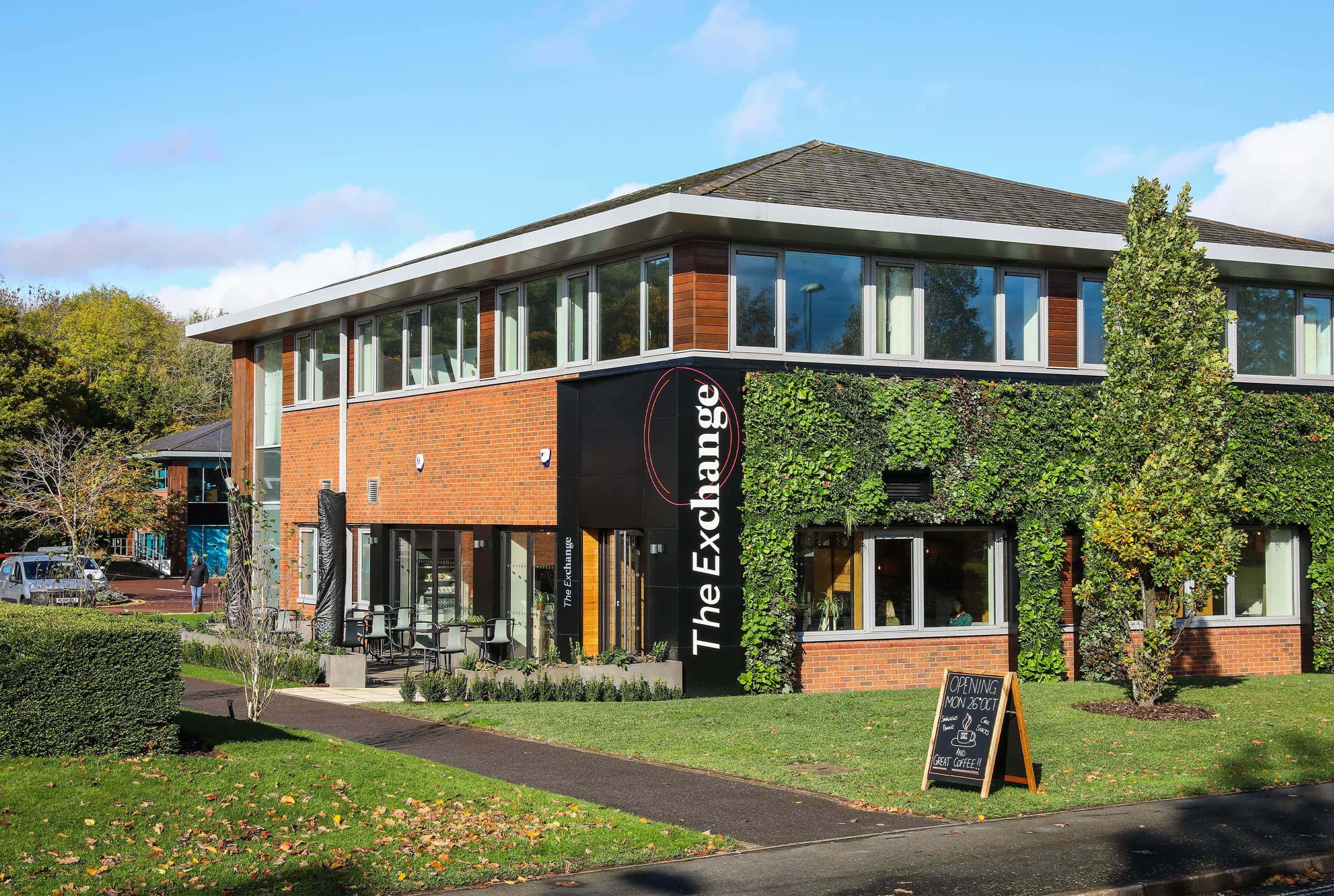 exchange outdoor view