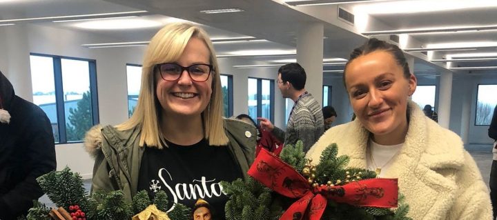 chineham raises money people santa christmas