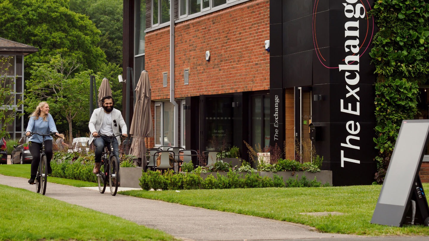 cycling around the exchange