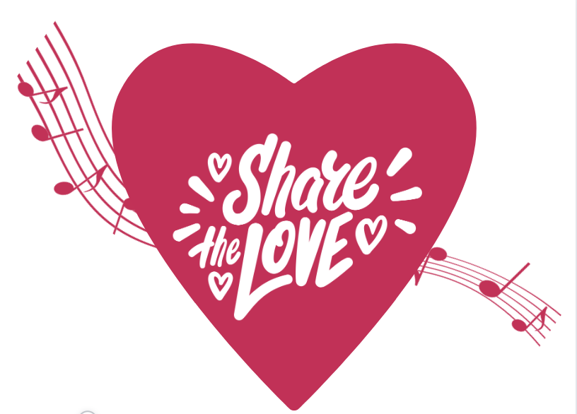 Spread the love with music notes and a heart in this PiP Promotions.